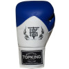 TKB TopKing "Blend" Boxing Gloves Lace Up Blue-White