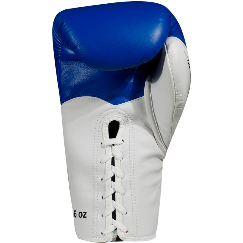 TKB TopKing "Blend" Boxing Gloves Lace Up Blue-White