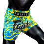 Fairtex BS1927 Muay Thai Boxing Shorts "Magma" Green Free Shipping