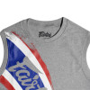 Fairtex MTT37 Jersey T-Shirt Tank Top Muay Thai Cotton Gray Free Shipping