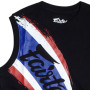 Fairtex MTT37 Jersey T-Shirt Tank Top Muay Thai Cotton Black Free Shipping