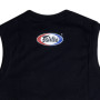 Fairtex MTT37 Jersey T-Shirt Tank Top Muay Thai Cotton Black Free Shipping