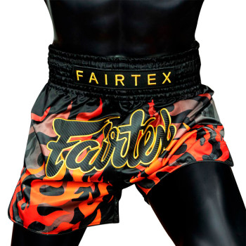 Fairtex BS1921 Muay Thai Boxing Shorts "Volcano" Free Shipping