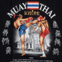 Muay Thai T-Shirt "Sparring Road" Black Free Shipping