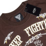 Born To Be T-Shirt Muay Thai Boxing Cotton MT8053 Brown Free Shipping