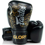 Fairtex BGVG3 "Glory" Boxing Gloves Velcro Black Gold