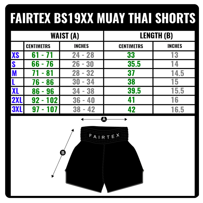 Fairtex BS1935 "Sapphire" Muay Thai Boxing Shorts Free Shipping