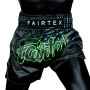 Fairtex BS1924 Muay Thai Boxing Shorts "Racer" Black Free Shipping