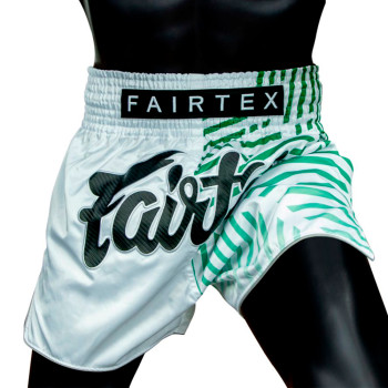Fairtex BS1923 Muay Thai Boxing Shorts "Racer" White Free Shipping