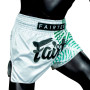 Fairtex BS1923 Muay Thai Boxing Shorts "Racer" White Free Shipping