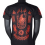 Muay Thai T-Shirt "Garuda" Rubber Print Tatoo Sak Yant Black Free Shipping