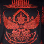 Muay Thai T-Shirt "Garuda" Rubber Print Tatoo Sak Yant Black Free Shipping