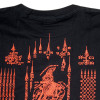 Muay Thai T-Shirt "Garuda" Rubber Print Tatoo Sak Yant Black Free Shipping