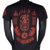 Muay Thai T-Shirt "Pray" Rubber Print Tatoo Sak Yant Black Free Shipping
