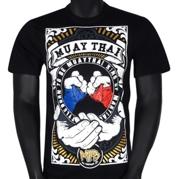 Born To Be T-Shirt Muay Thai Boxing Cotton MT-8038 Free Shipping