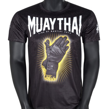 "Born To Be" SMT-6033 T-Shirt Muay Thai Boxing Training Gym Quick Dry Free Shipping