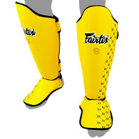 Fairtex SP5 Muay Thai Boxing Shin Guards "Competition" Yellow