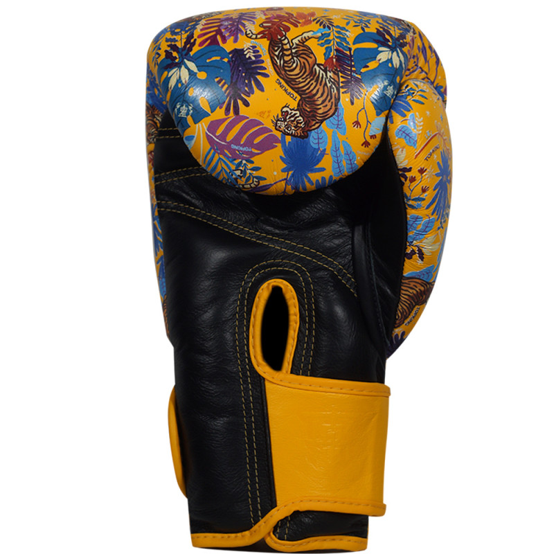 TKB TopKing Boxing Gloves "Wild Tiger King" Yellow