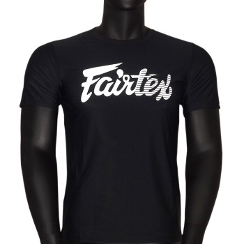 Fairtex TST181 T-Shirt "Signature" Muay Thai Boxing Training  Free Shipping Black