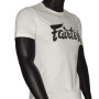 Fairtex TST181 T-Shirt "Signature" Muay Thai Boxing Crew Neck Casual Training Free Shipping White