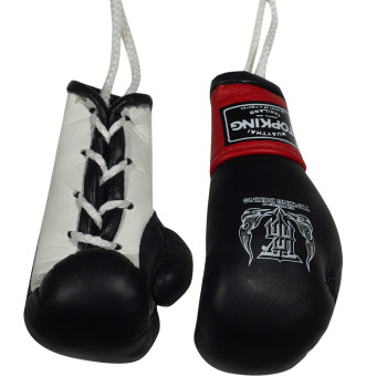 TKB Top King Hanging Car Mirror Mini Boxing Gloves Black Free Shipping