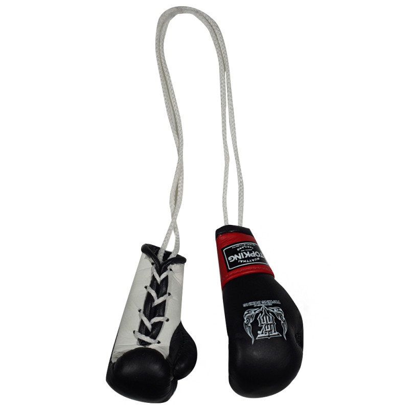 TKB TopKing Hanging Car Mirror Mini Boxing Gloves Black Free Shipping