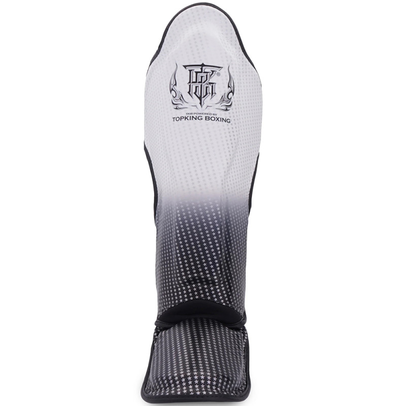 TKB TopKing TKSGSS-01 Shin Guards Muay Thai "Super Star" Silver