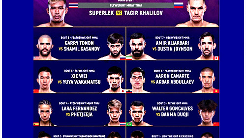 3 Bouts That Could Steal The Show At ONE Fight Night 12: Superlek Vs. Khalilov On Prime Video