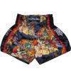 TKB TopKing TKTBS-205 Muay Thai Boxing Shorts Black Insert Free Shipping