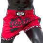 Fairtex BS1703 Muay Thai Boxing Shorts Red Free Shipping