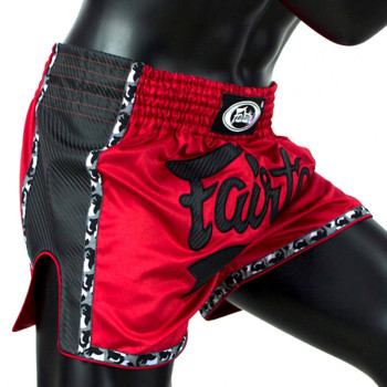 Fairtex BS1703 Muay Thai Boxing Shorts Red Free Shipping