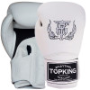TKB TopKing Boxing Gloves "Super Air" Mesh Palm White