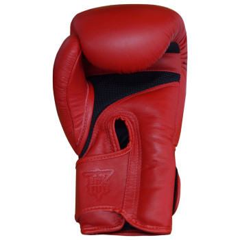 TKB TopKing Boxing Gloves "Super Air" Mesh Palm Red