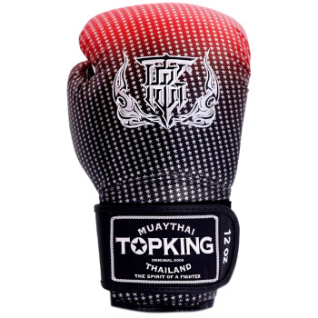 TKB TopKing Boxing Gloves "Super Star" Red