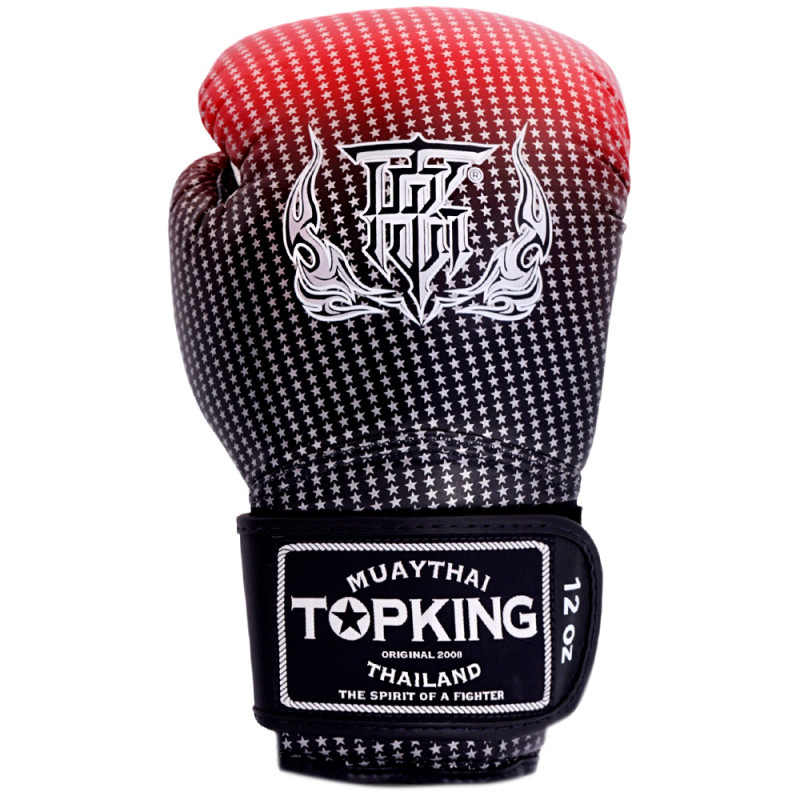 TKB TopKing Boxing Gloves "Super Star" Red