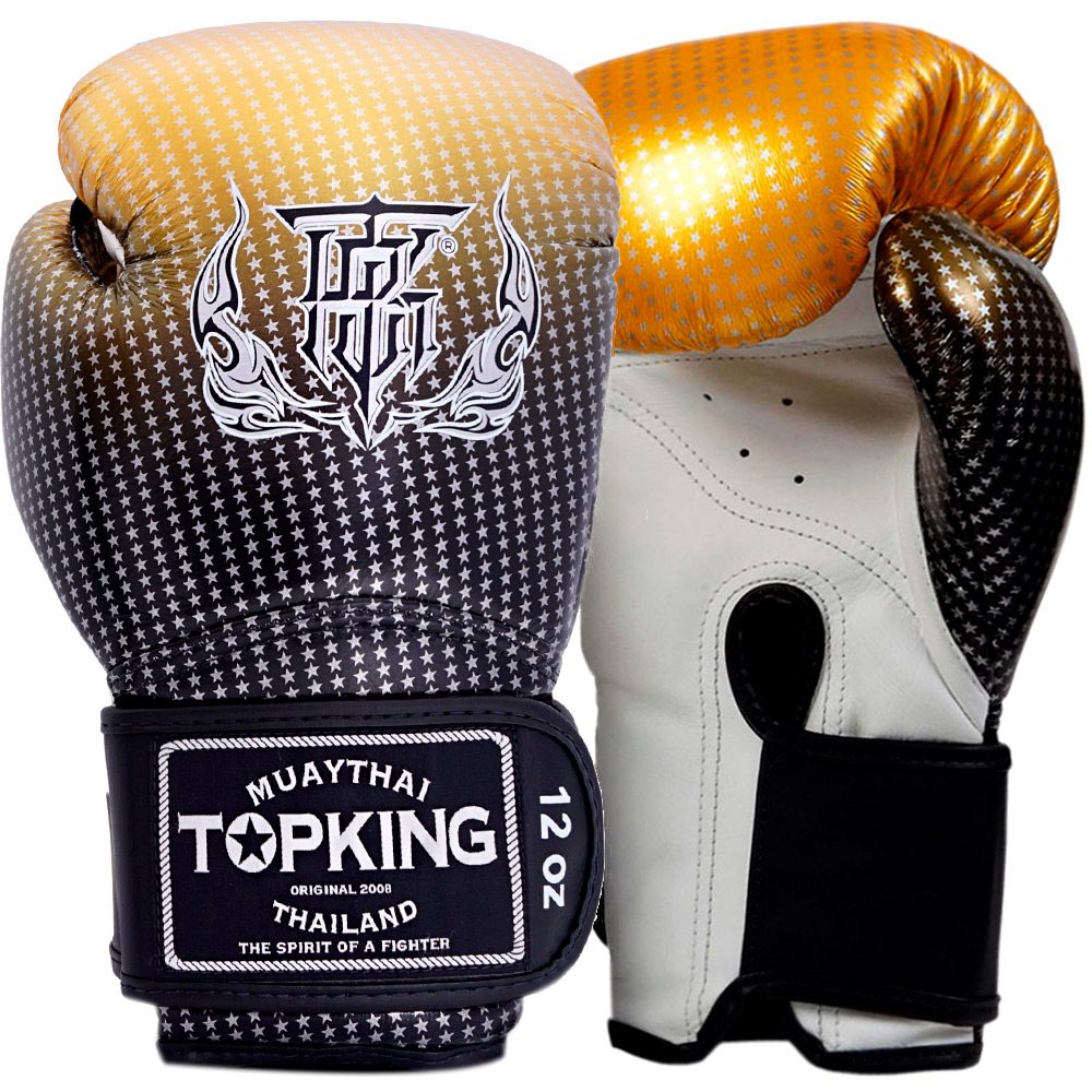 TKB Top King Boxing Gloves "Super Star" Gold