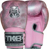 TKB TopKing Boxing Gloves "Snake" Silver (Pink)