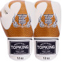 TKB Top King Boxing Gloves "Empower Creativity" White-Gold