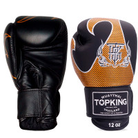 TKB Top King Boxing Gloves "Empower Creativity" Black-Gold