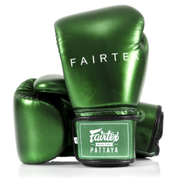 Fairtex BGV22 Boxing Gloves "Metallic" Green