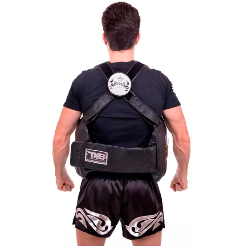 TKB TopKing TKBDEM-01 Trainer's Vest Muay Thai Boxing Black-Gold