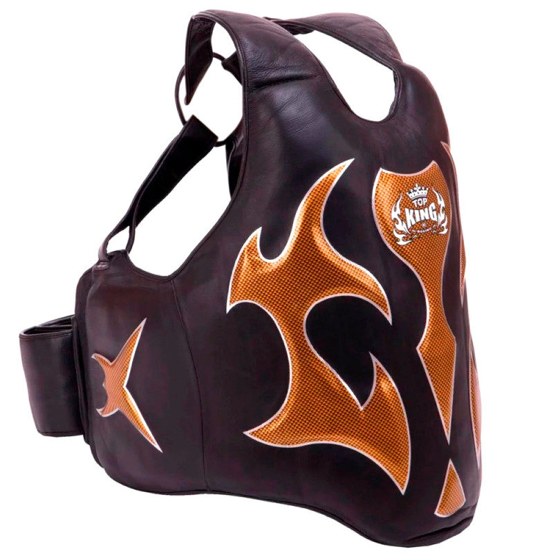 TKB TopKing TKBDEM-01 Trainer's Vest Muay Thai Boxing Black-Gold