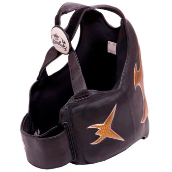 TKB TopKing TKBDEM-01 Trainer's Vest Muay Thai Boxing Black-Gold