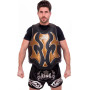 TKB Top King TKBDEM-01 Trainer's Vest Muay Thai Boxing Black-Gold