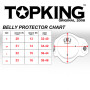 TKB Top King TKBPUV-02 Belly Pad Muay Thai Boxing Velcro Black
