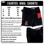 Fairtex AB1/P MMA Board Shorts  With Pocket Black Free Shipping