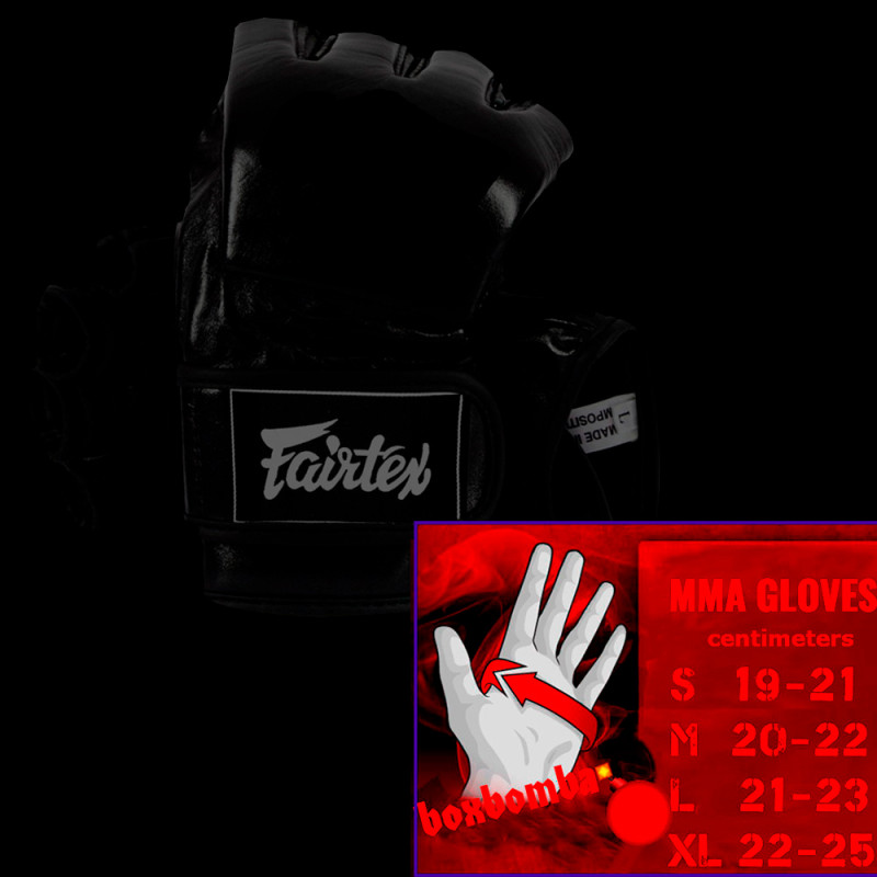 Fairtex FGV17 MMA Gloves "Super Sparring" White-Blue