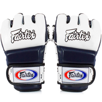 Fairtex FGV17 MMA Gloves "Super Sparring" White-Blue