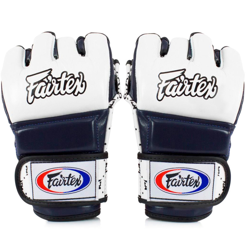 Fairtex FGV17 MMA Gloves "Super Sparring" White-Blue