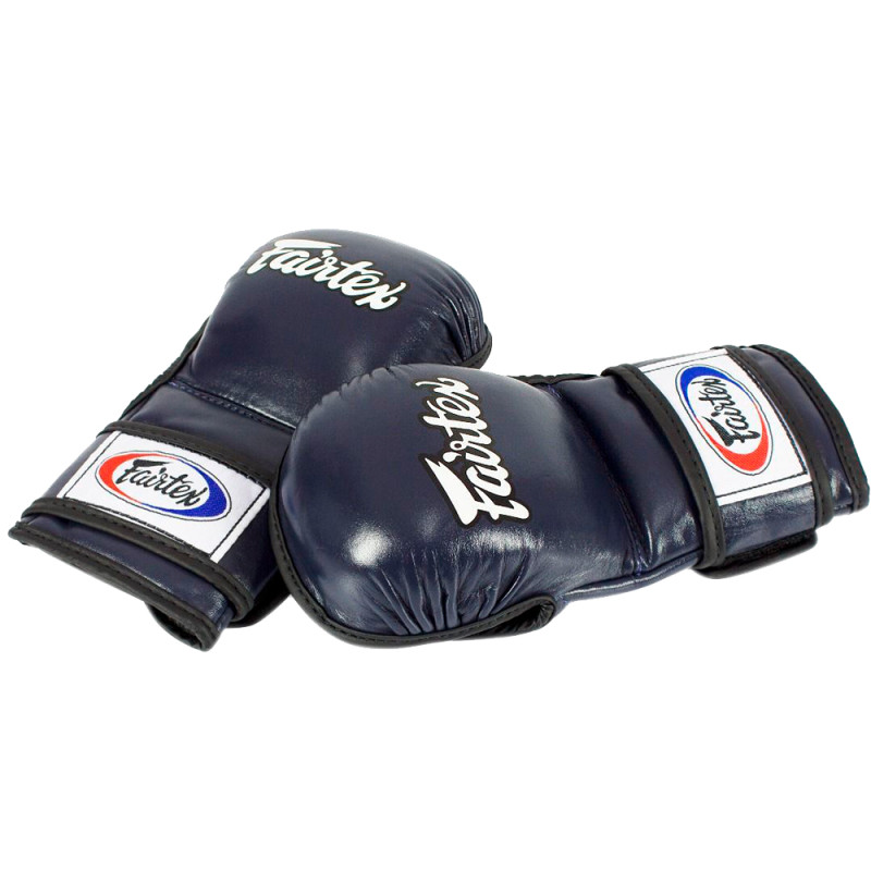 Fairtex FGV15 MMA Sparring Gloves "Double Wrist Wrap Closure" Blue